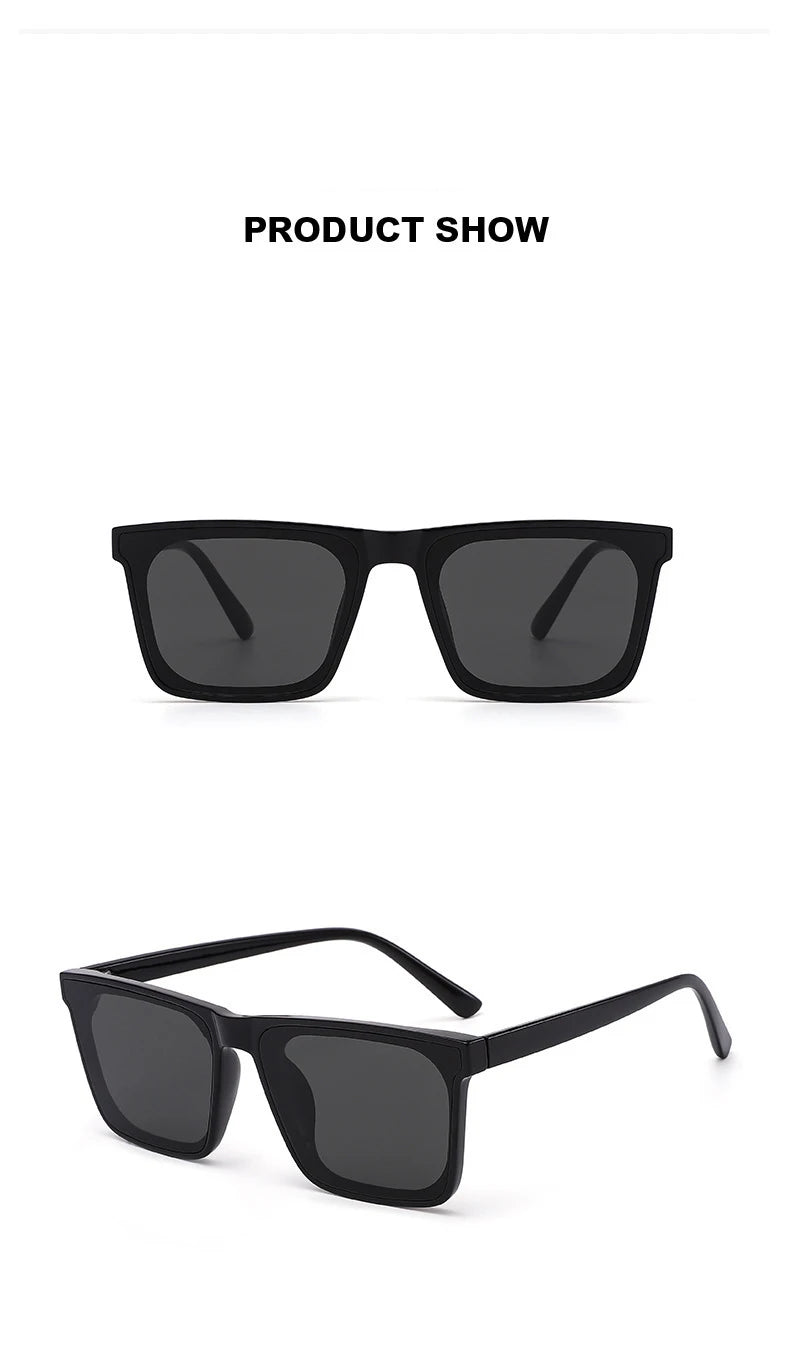 2024 New Men's Sunglasses - Anti-UV Driving Concave Shape, Long Frame for Women, Gafas de Sol Hombre