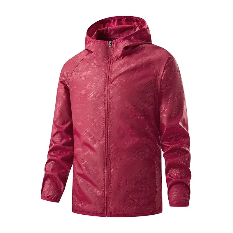LNGXO Waterproof Hiking Jackets for Men & Women – Sun Protection Windbreaker, Camping, Climbing, and Outdoor Rain Coat, Unisex Portable Gear