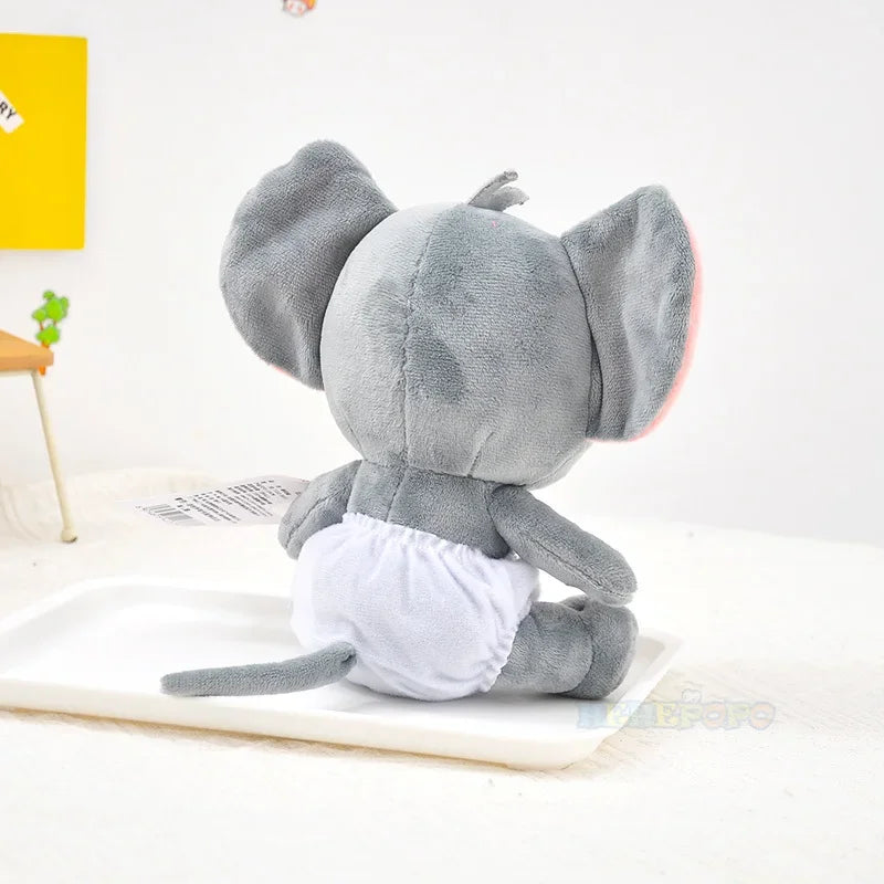 18cm Tuffy Doll — Original Tom & Jerry Plush Toy, Cute Tom Cat & Tefie Mouse Cartoon Pillow Doll