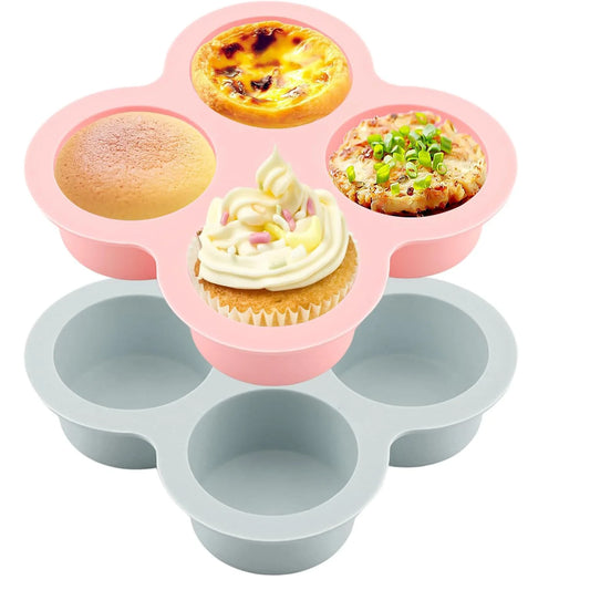 Reusable Silicone Air Fryer Egg & Cupcake Mold – Non-Stick Baking Cups for Air Fryer & Toaster Oven Accessories