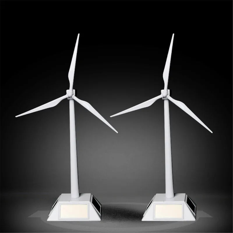 2-in-1 Solar Wind Generator Model - Educational Assembly Kit & Desktop Windmill Decoration for Home, School & Exhibitions