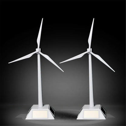 2-in-1 Solar Wind Generator Model - Educational Assembly Kit & Desktop Windmill Decoration for Home, School & Exhibitions
