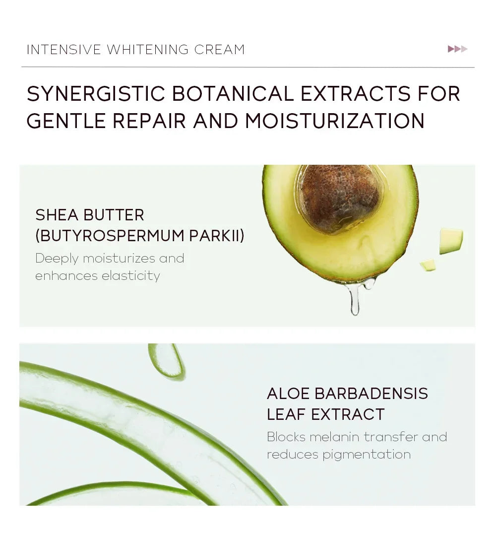 Whitening Cream for Dark Skin – Underarm, Armpit & Intimate Area Lightening Moisturizer, Korean Brightening Skincare for Women