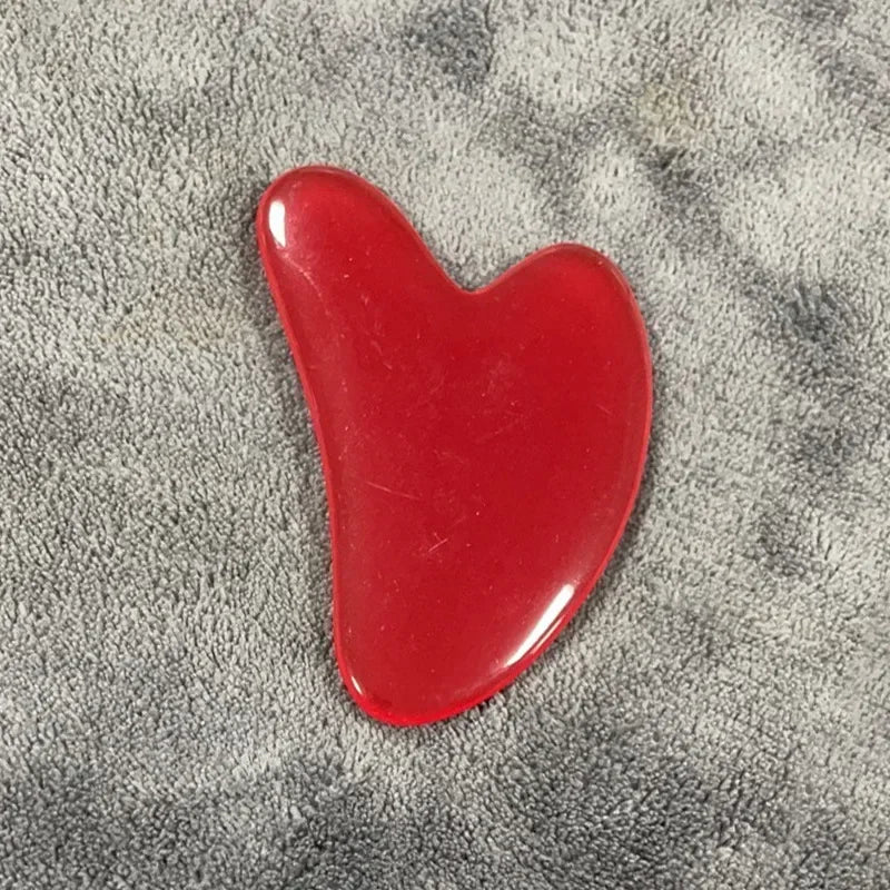 Heart Shape Beeswax Gua Sha Massage Tool – SPA Scraping Face Massager & Acupuncture Guasha Board