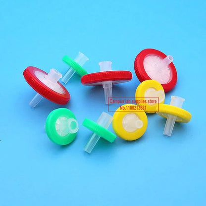 100PCS/Box Lab Syringe Filters — 13mm/25mm MCE, Nylon, PTFE Membranes, 0.22µm or 0.45µm Needle Filter for Laboratory Equipment