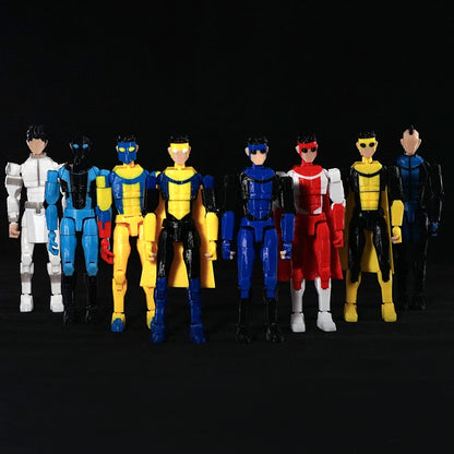 3D Printed Invincible Anime Action Figures – Multi-Jointed Superhero Model Toys & Gifts