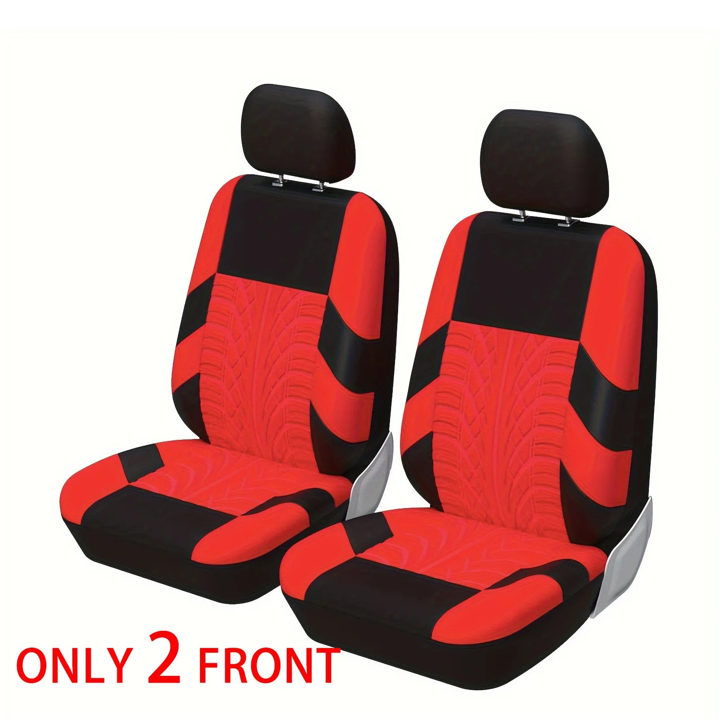 Universal Full Set Car Seat Covers – Front Split & Rear Bench Cloth Protectors for SUV, Sedan & Van Automotive Interior Protection Accessories