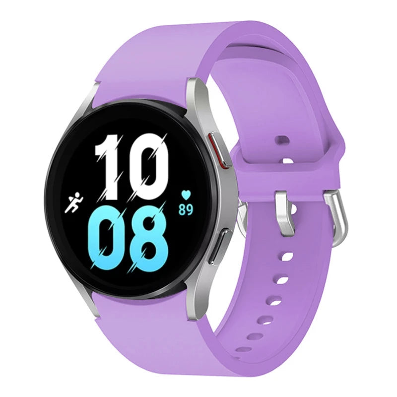 Silicone Replacement Strap for Samsung Galaxy Watch – Sport Bands for Watch 4, 5, 6, 7 (40-47mm)