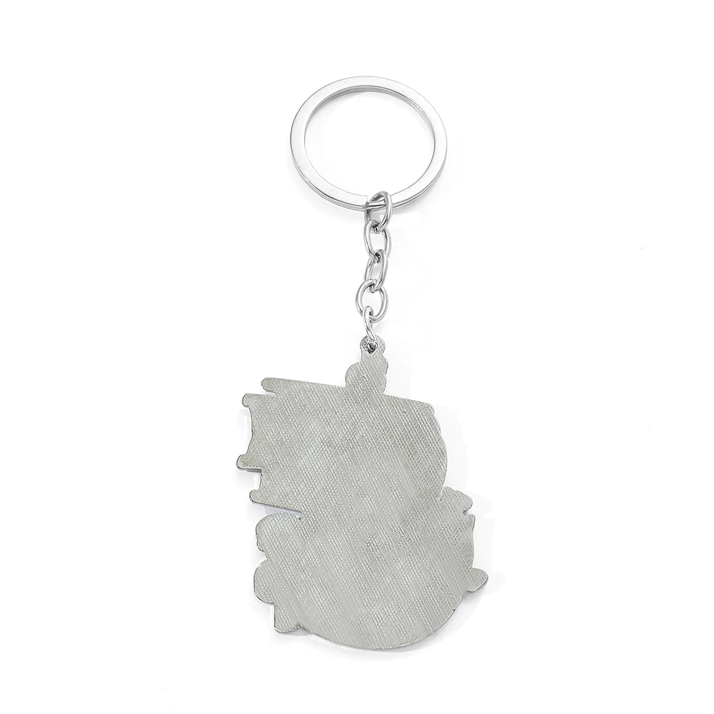 One Piece Anime Keychain – Monkey D. Luffy Pirate Metal Pendant for Bags, Backpacks & Gifts