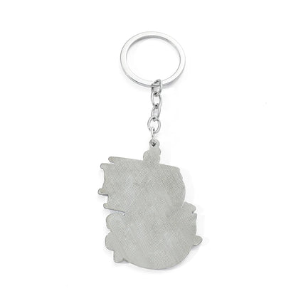 One Piece Anime Keychain – Monkey D. Luffy Pirate Metal Pendant for Bags, Backpacks & Gifts