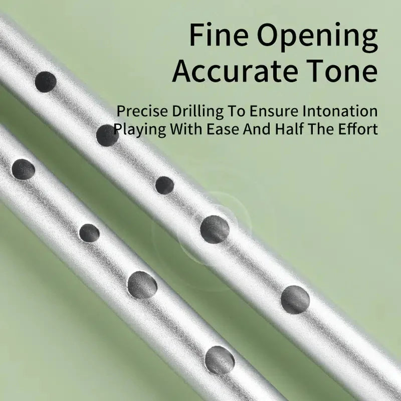 Irish Tin Whistle – Key of C/D Penny Whistle, Easy-to-Learn Classical Instrument for Beginners