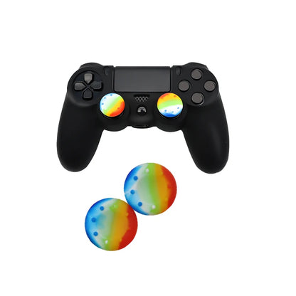 Non-Slip Silicone Joystick Thumb Grip Caps – Analog Stick Covers for PS2, PS3, PS4, PS5, Xbox One, Xbox 360, Xbox Series X, and Switch Pro Controllers
