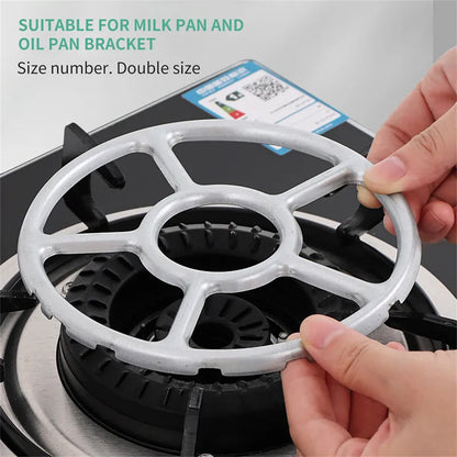 Simmer Ring Safe Stovetop Reducer - Portable Gas Stove Support for Camping - Durable Steel Coffee Maker Shelf - Practical Accessories