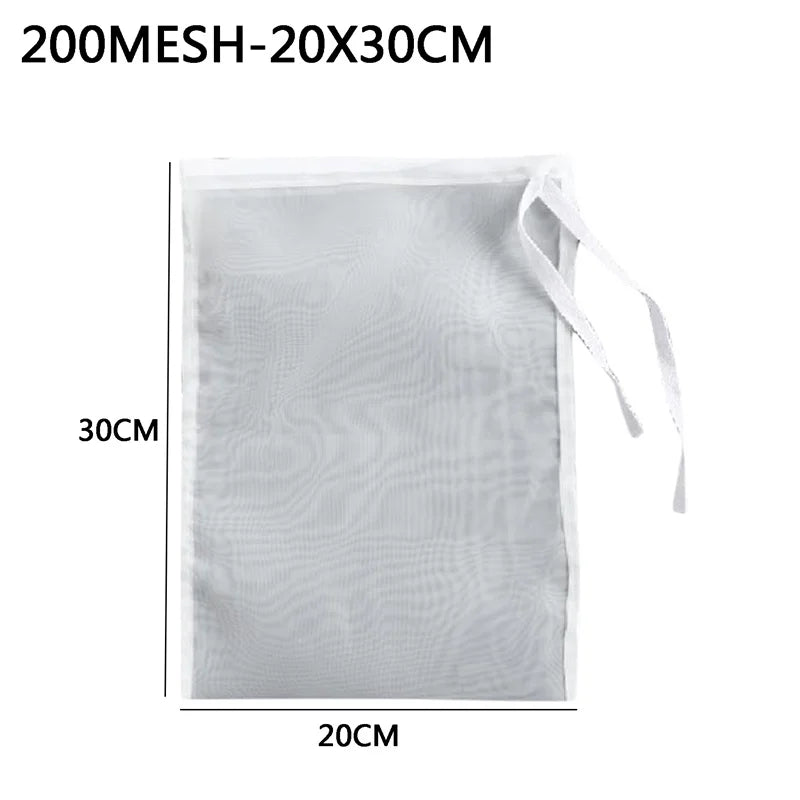 Nylon Filter Bags - Reusable Food Strainer Net for Tea, Milk, Cheese & Kitchen Use