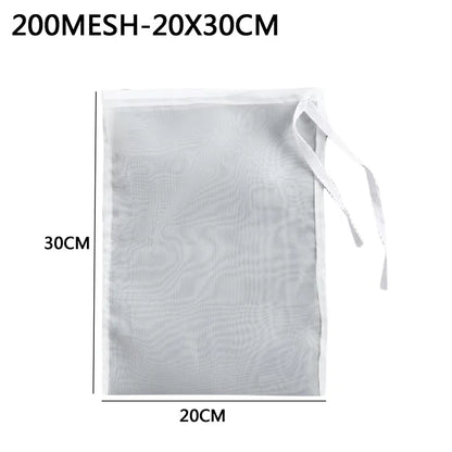 Nylon Filter Bags - Reusable Food Strainer Net for Tea, Milk, Cheese & Kitchen Use