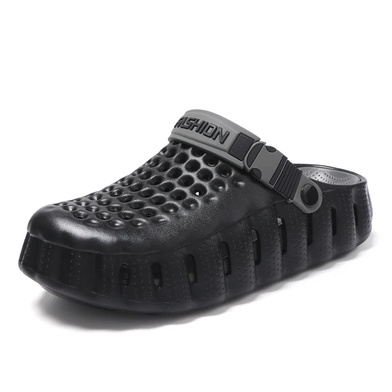 Unisex EVA Hole Sandals - Breathable Lightweight Casual Garden & Beach Shoes with Soft Sole
