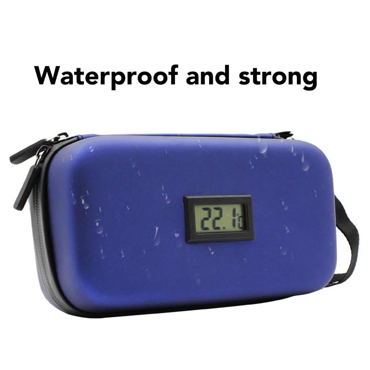 Compact Insulin Cooler Travel Case with Temperature Display and Heat Insulation for Diabetic Supplies