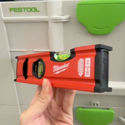 Milwaukee Premium Spirit Level & Angle Finder - High-Accuracy Construction, Plumbing & Woodworking Hand Tools