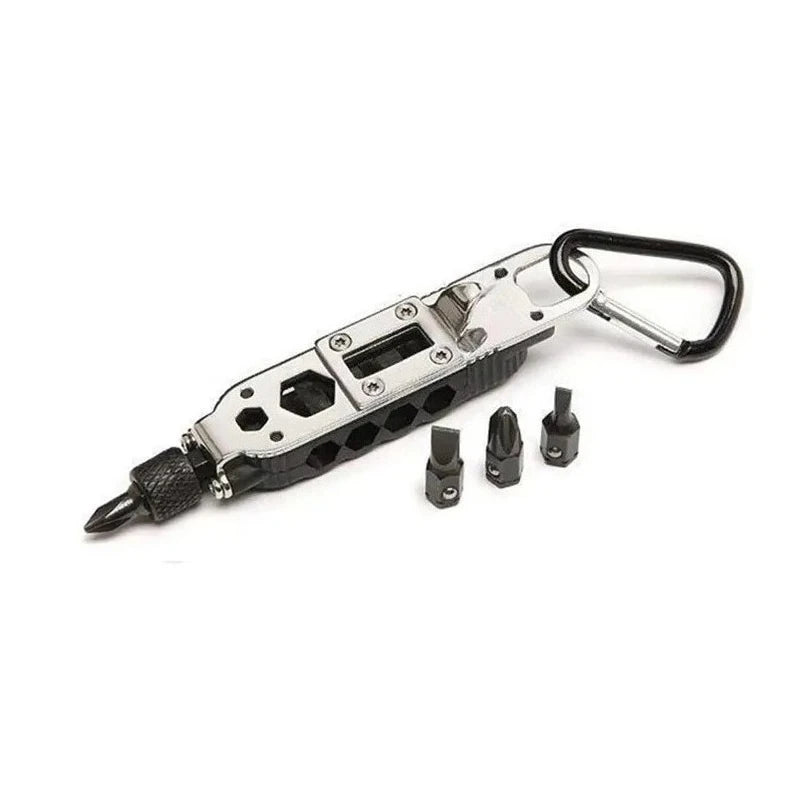 Multifunctional Mini Screwdriver - Portable EDC Keychain Steel Repair Tool