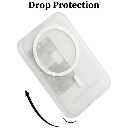 MagSafe Power Bank Protective Case - TPU Anti-Drop Cover with Secure Locking & Textured Finish