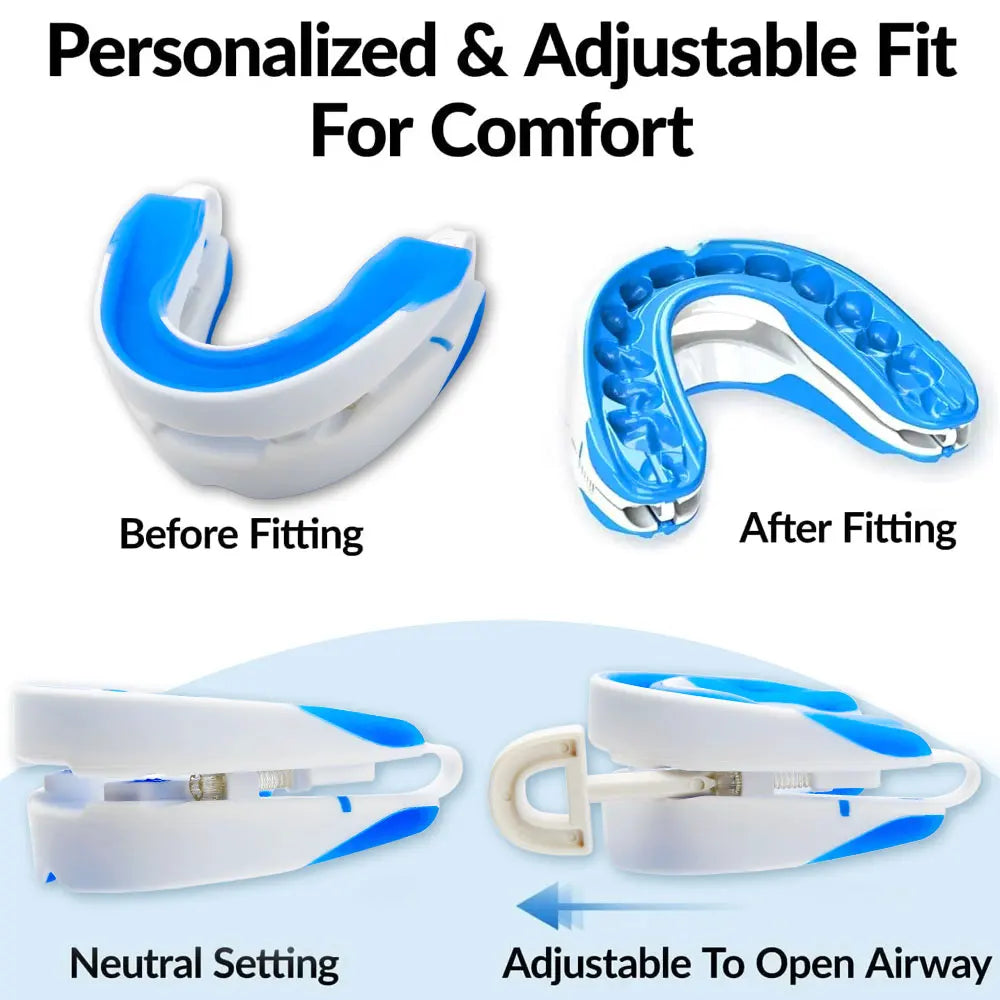 Silicone Anti-Snore Mouthpiece – Mouth Guard for Snoring, Bruxism, Sleep Apnea, and Teeth Protection