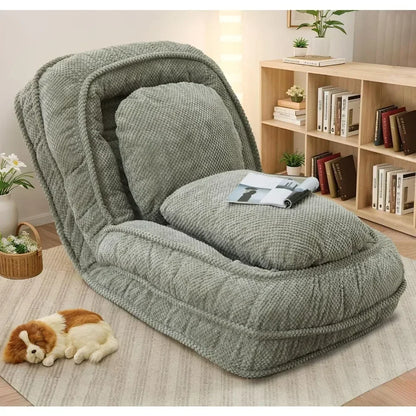 Bean Bag Chair – Convertible Sofa Bed for Adults & Pets, 5 Adjustable Positions, Lounge Chair for Bedroom & Living Room