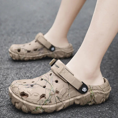 2024 Summer Men’s Sandals – Comfortable Lightweight Non-Slip Flip Flops for Home & Garden
