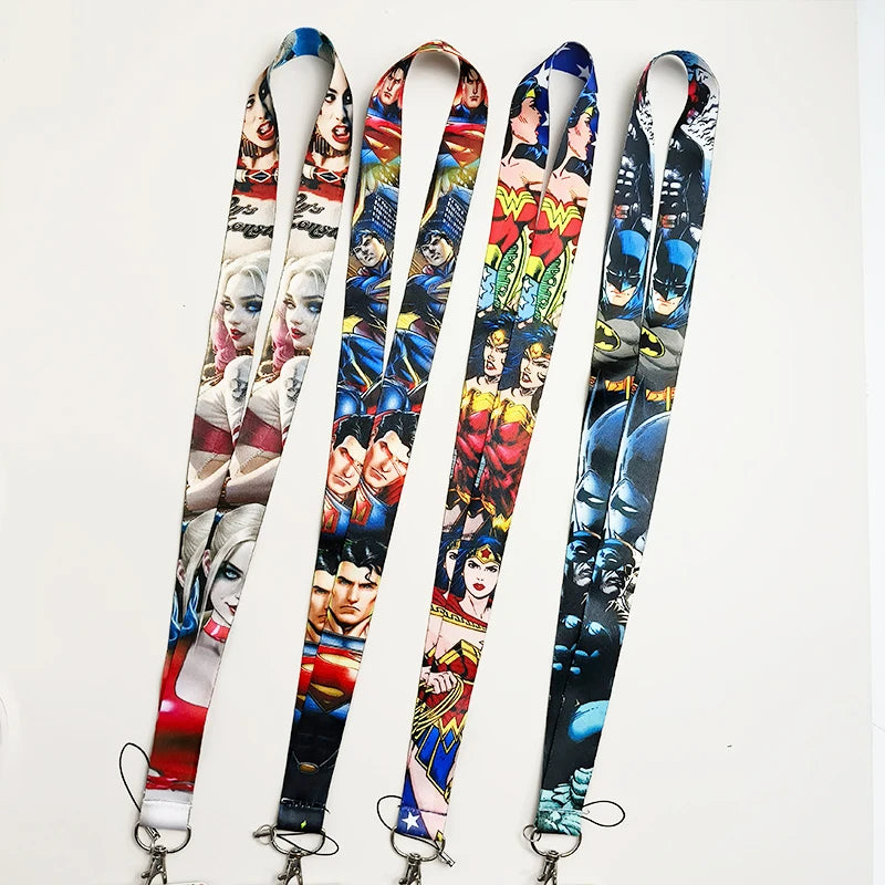 American Anime Movie Lanyard — Key Holder Neck Strap for ID Cards, Gym Keys, Badge, DIY Keychain Rope
