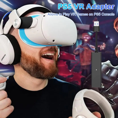 PS VR Mini Camera Adapter Cable – PS4 PSVR to PS5 Converter for PlayStation VR Compatibility Setup