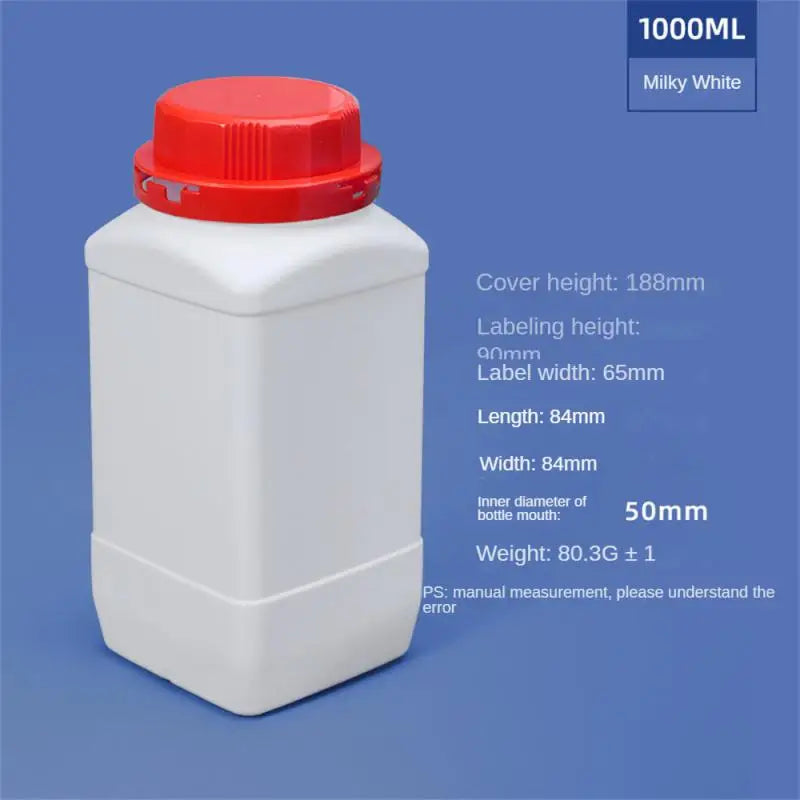 Empty Plastic Bottles 250ML/500ML/1L — HDPE Liquid, Cosmetic, Food & Chemical Storage Containers