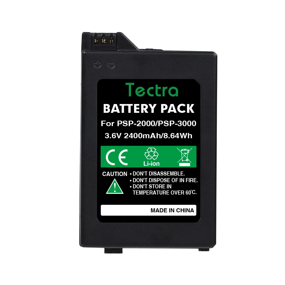 10Pcs 2400mAh 3.6V Replacement Battery for Sony PSP-2000/3000 Gamepad