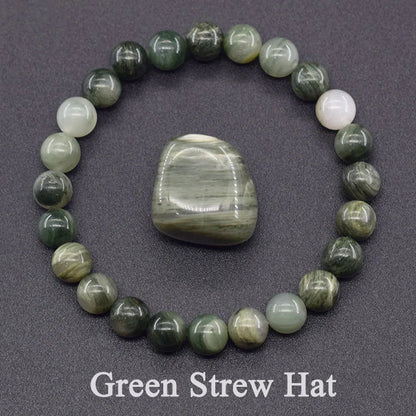 Natural 5A Lapis Lazuli Stone Bracelet - Elastic Healing Bead Jewelry Gift for Men & Women
