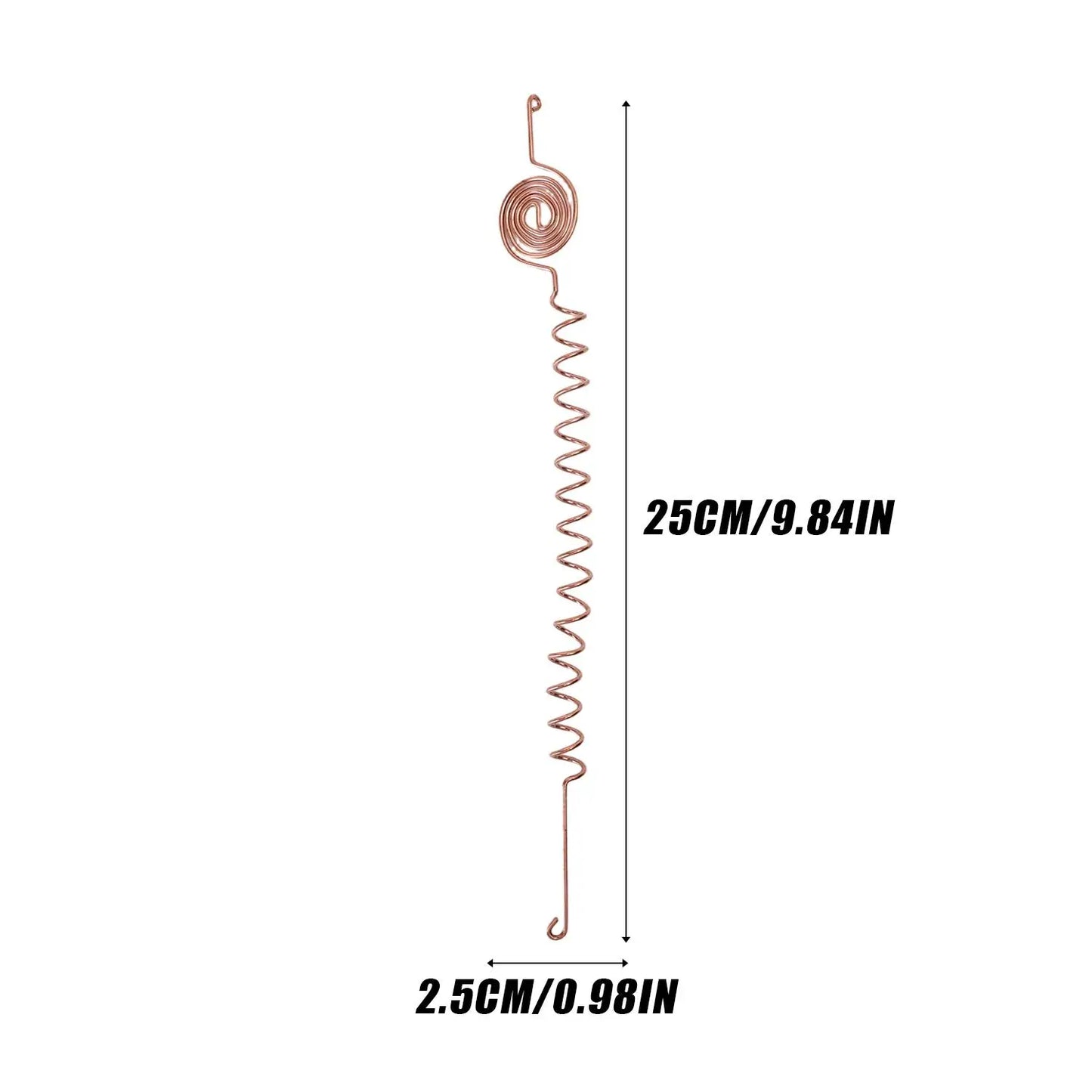 Copper Electroculture Plant Stakes 1-3PCS - Coil Antenna Supports for Garden Vegetables, Flowers & Fruit Trees