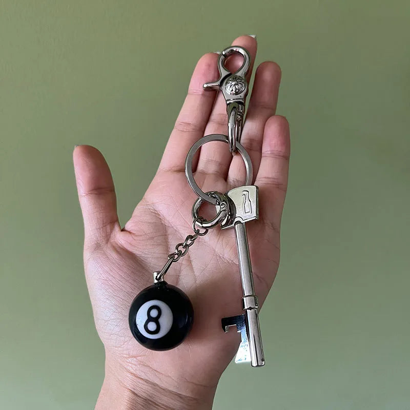 Unisex Essential Belt Icon Carabiner Keychain – Blackout Oval Solid Buckle for Men & Women Bag Accessories