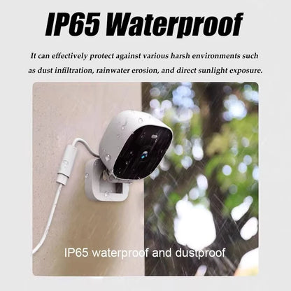 Xiaomi 4K Mini Security Camera – WiFi IP65 Waterproof Night Vision Monitor with Motion Detection & 2-Way Audio