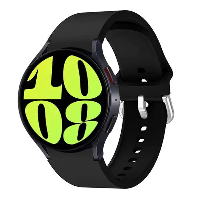 Samsung Galaxy Watch Silicone Sport Band - Replacement Strap for Galaxy Watch 4, 5, 6, 7, 5 Pro and Classic 40mm, 44mm, 45mm