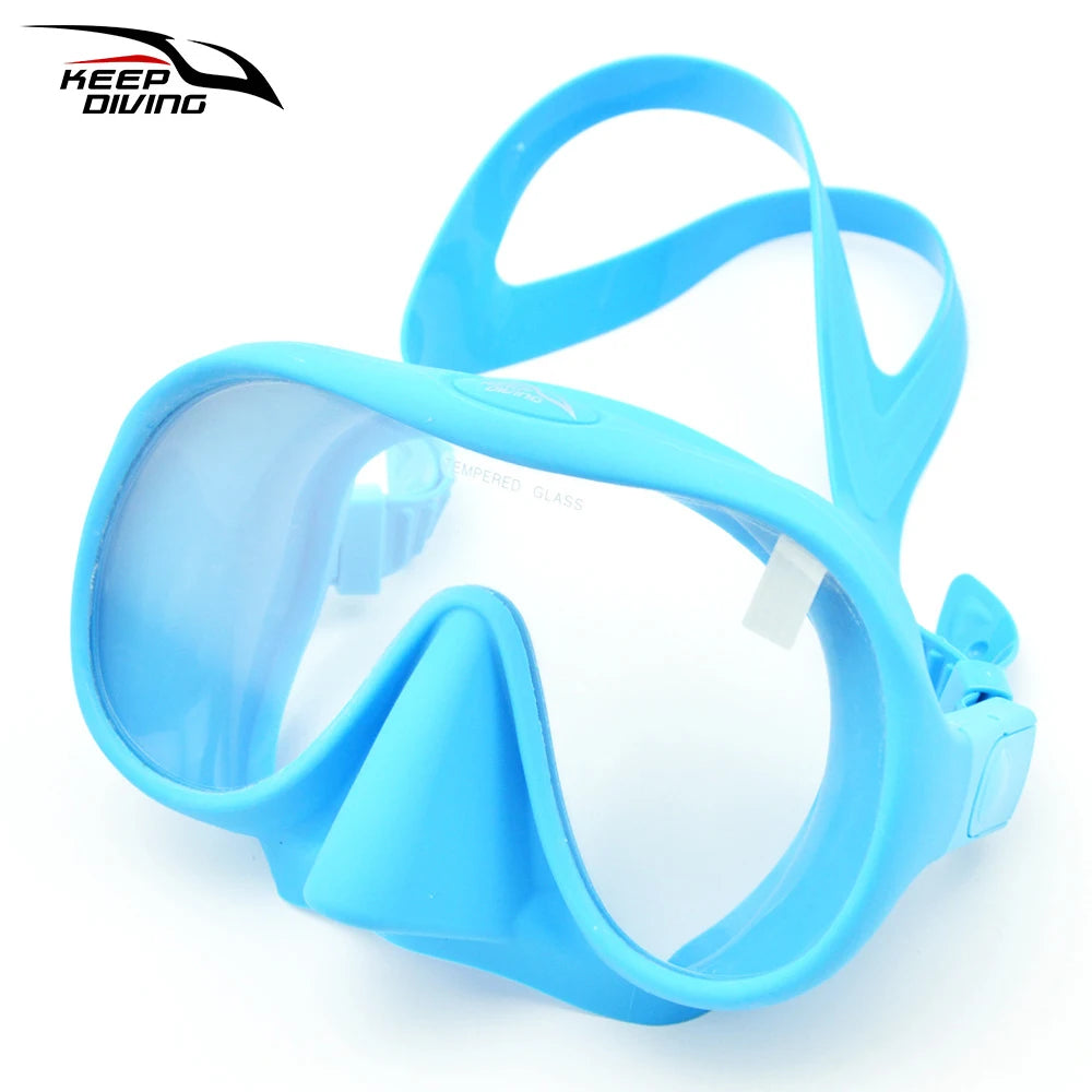 Professional Diving Mask for Scuba & Free Diving – Anti-Fog Snorkeling Goggles for Underwater Fishing Adults
