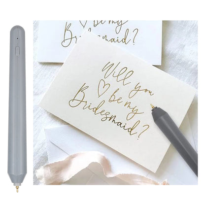 Hot Foil Stamping Pen Set – USB Heated Foil Pen for Scrapbooking with Gold & Silver Foil Rolls