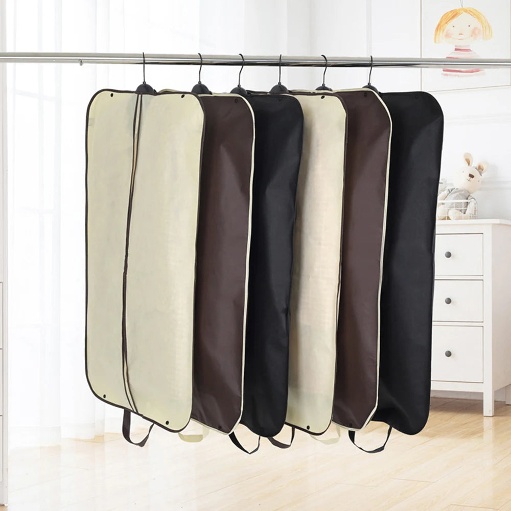 Garment Suit Bag - Travel & Storage Clothes Cover with Zipper Handle for Suits, Dresses & Coats