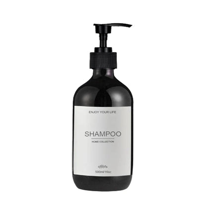 Kitchen Sink Soap Dispenser Bottle with Waterproof Labels – Refillable Dish Pump for Countertop