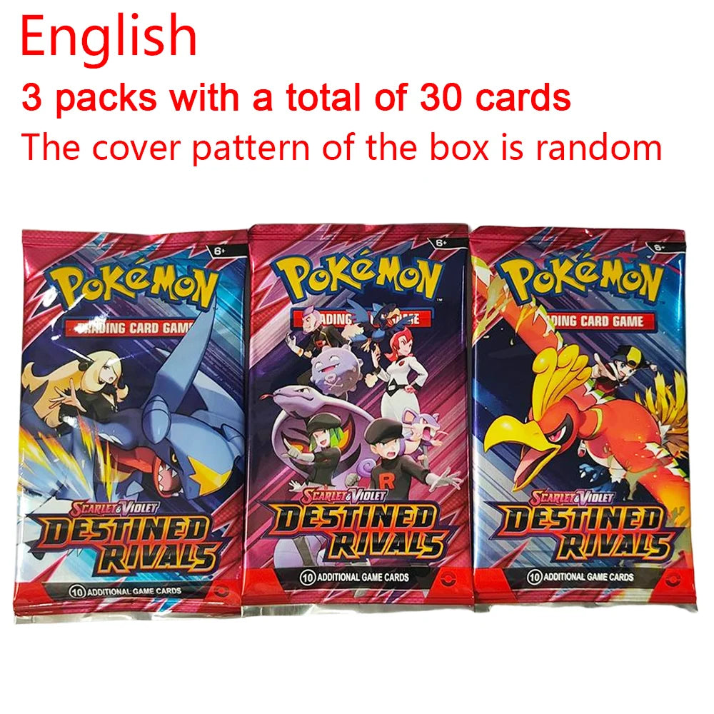 360PCS Pokémon Trading Card Booster Set – Destined Rivals, Prismatic Evolutions & Scarlet & Violet 151 PALDEAN English Cards Pack