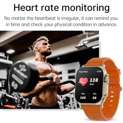 LAXASFIT Smartwatch — Bluetooth Call, Message Alerts, Heart Rate Monitor & Sports Fitness Tracker for Men & Women, Android & iOS Compatible