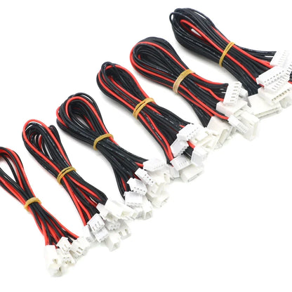 5pcs JST-XH Lipo Balance Wire Extension – 1S-6S 22AWG 20cm Charging Cable for RC Battery