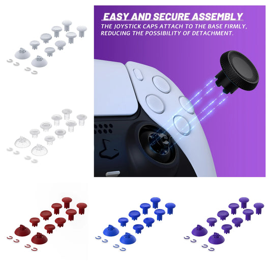 eXtremeRate ThumbsGear V3 — Interchangeable Ergonomic Replacement Thumbsticks for PS5 & PS4 Controllers