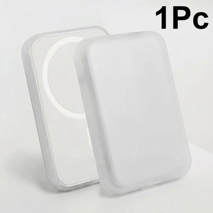 MagSafe Power Bank Protective Case - TPU Anti-Drop Cover with Secure Locking & Textured Finish