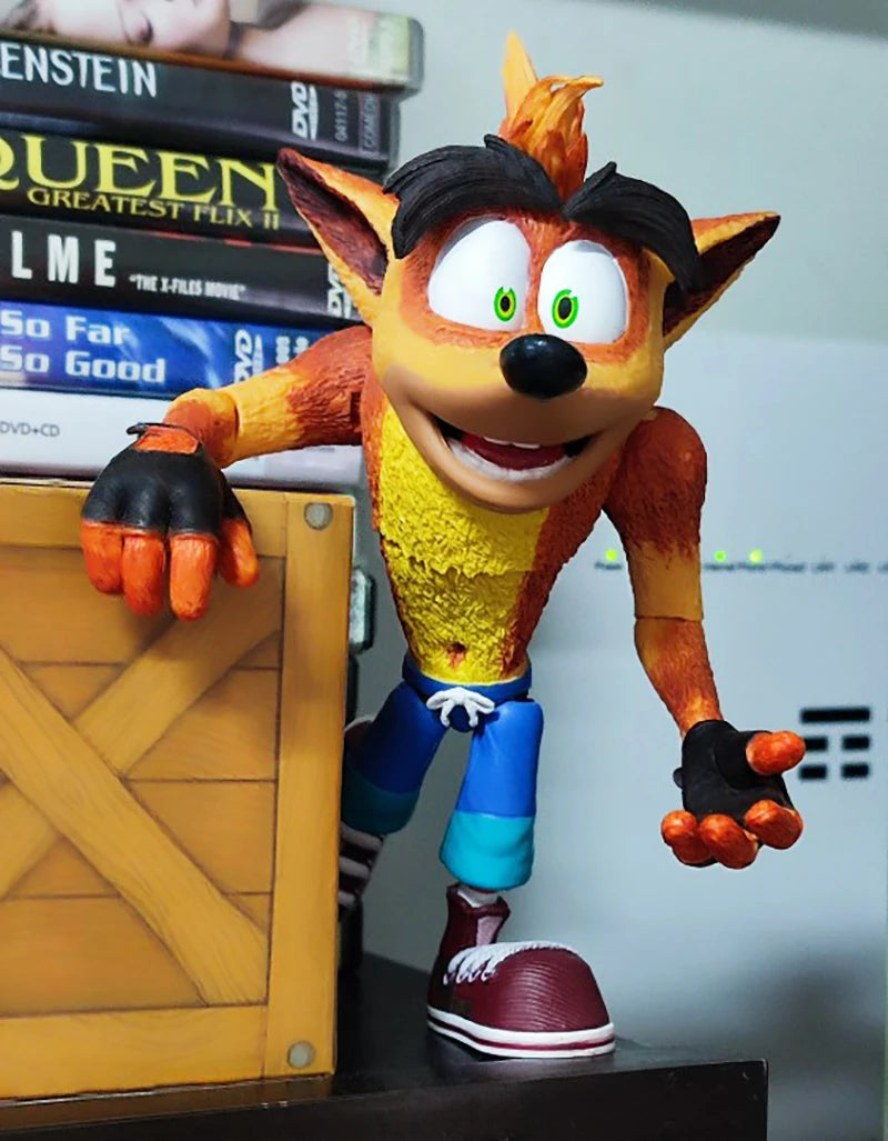 Crash Bandicoot Action Figure Toy – N. Sane Trilogy Game Character Collectible Gift