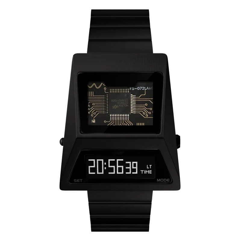 Men’s Y2K Multifunction Waterproof Watch - Stylish Driver’s Wristwatch