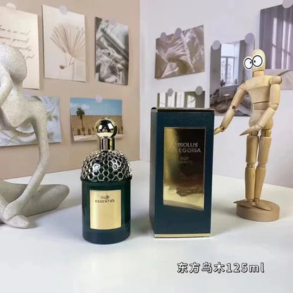 125ml Women's Rose & Sandalwood Perfume — Long-Lasting Floral Fragrance with Leather Notes, Pheromone Cologne for Men
