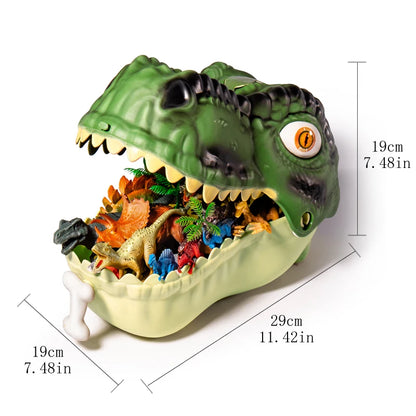 Simulation Dinosaur Toy for Kids - Jurassic T-Rex Action Figure PVC Model, World Animal Park Collectible Educational Toy Gift for Boys 3+ Years