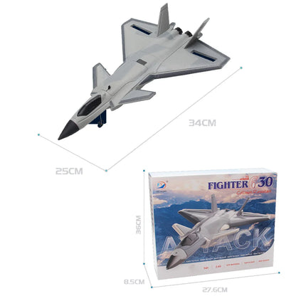 RC SU-35 Foam Fighter Jet – 2.4G Remote Control Glider Airplane Toy for Kids & Boys